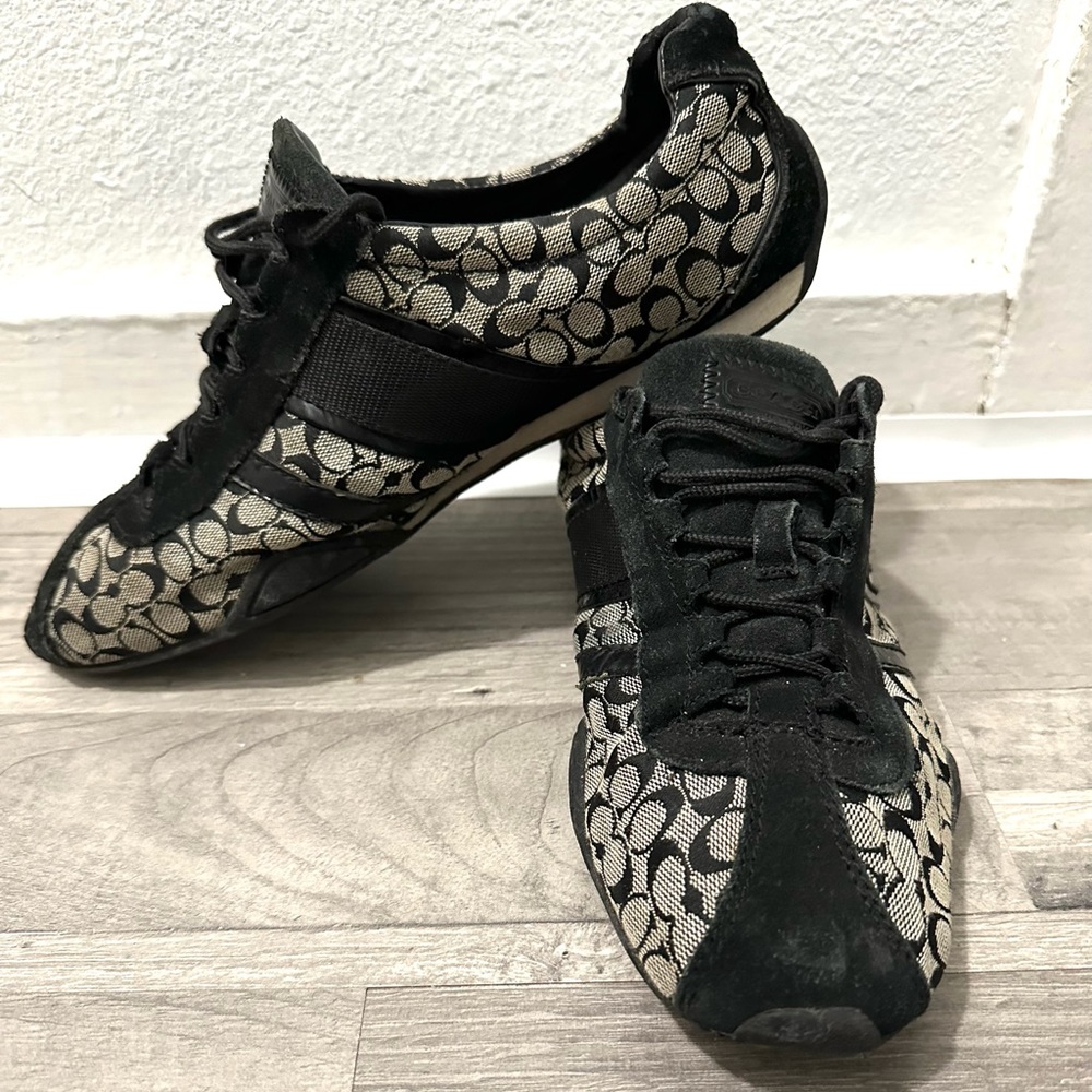 Coach Remonna Sneakers Size 10 Black & Gray